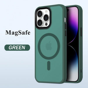 Suitable for iPhone16 Series Skin-like Frosted Translucent Magnetic Phone Case