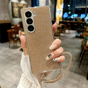 Luxury Sparkling Diamond Bracelet Case For Z Fold Series