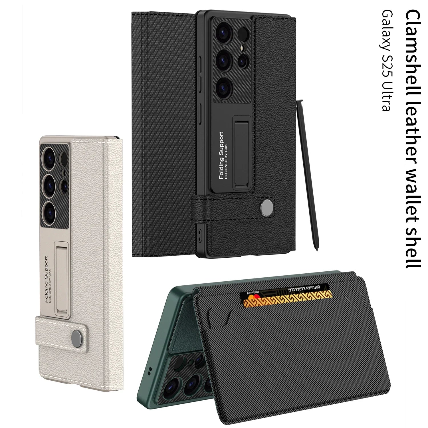 Suitable For Samsung S25 Ultra Flip Leather Wallet Case