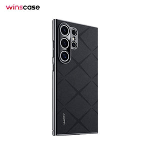 Samsung Series | Electroplated Frame Business Leather Case