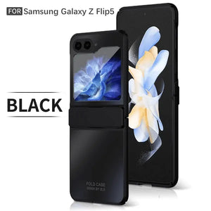 Compatible with Samsung Z Flip 3/4/5/6 Flat Hinge Folding Phone Case