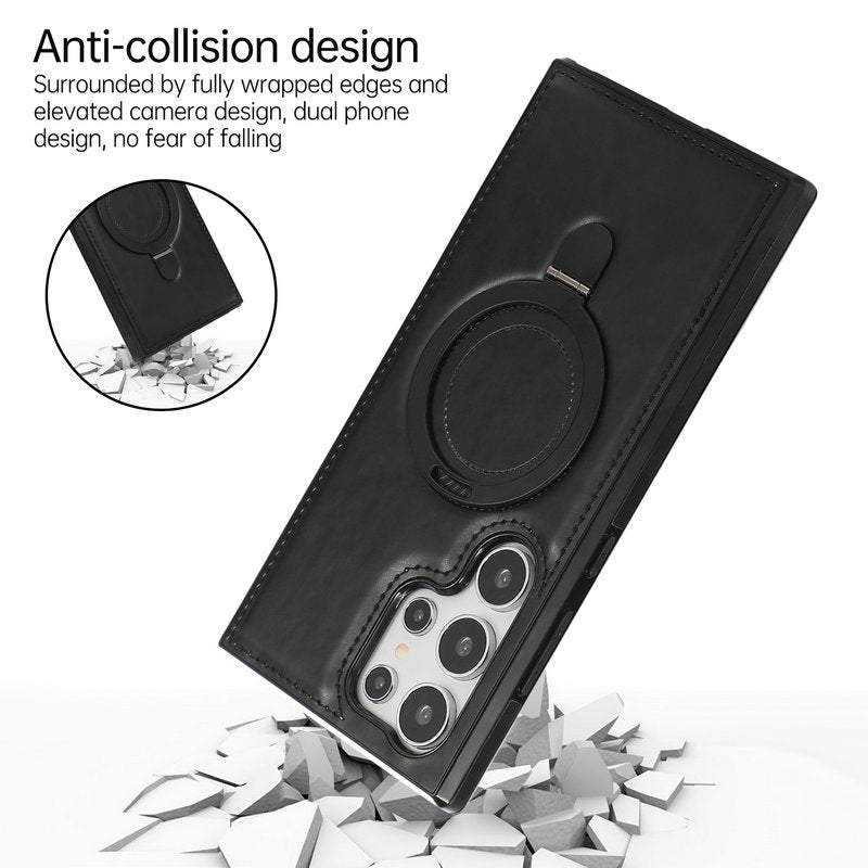 Suitable for Samsung series leather all-inclusive anti-fall mobile phone case