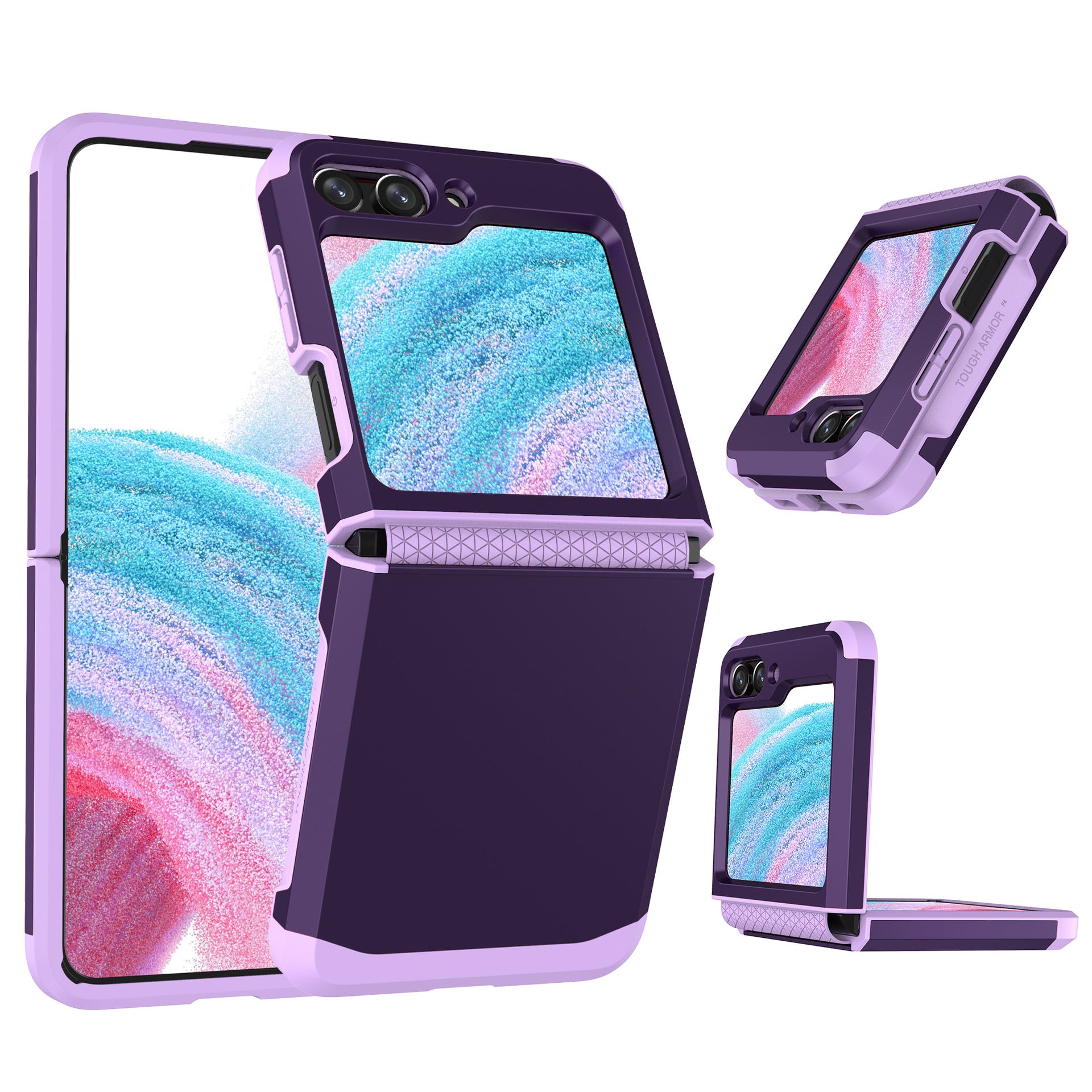 For Samsung ZFlip3/4/5/6 Mobile Phone Shell Hinge Integrated
