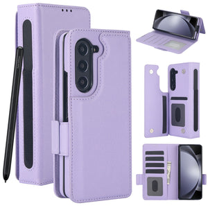 Suitable for Samsung ZFold3/4/5/6 Multifunctional Leather Case