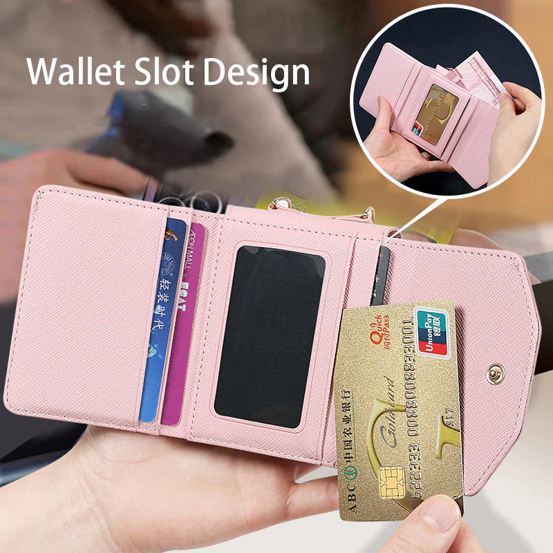 For Samsung ZFlip6/7 Folding Screen Wallet Phone Case