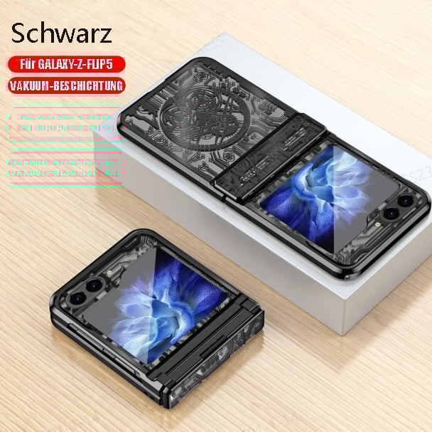 Mechanical Folding Samsung Zfip5/6 Electroplating Mobile Phone Shell Hinge Anti-Fall Protective Cover