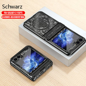 Mechanical Folding Samsung Zfip5/6 Electroplating Mobile Phone Shell Hinge Anti-Fall Protective Cover