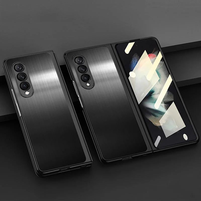 For Samsung Galaxy Z Fold 5/6/7 Metal Mobile Phone Protective Case