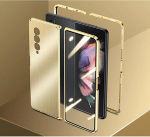 For Samsung Galaxy Z Fold 5/6/7 Metal Mobile Phone Protective Case