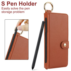 Suitable for Samsung ZFold3/4/5/6 multi-function ring wristband case