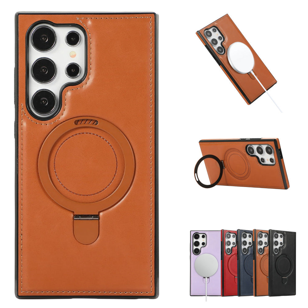 Suitable for Samsung series leather all-inclusive anti-fall mobile phone case
