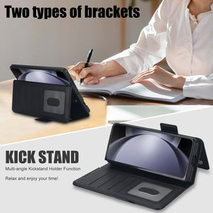 Suitable for Samsung ZFold3/4/5/6 Multifunctional Leather Case