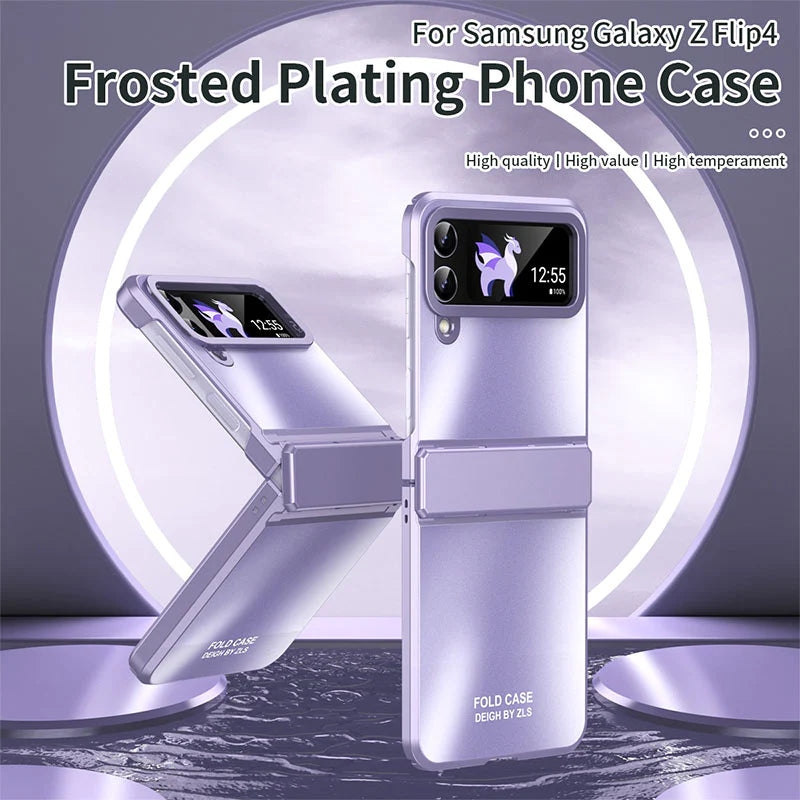 Compatible with Samsung Z Flip 3/4/5/6 Flat Hinge Folding Phone Case