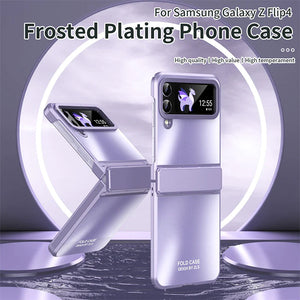 Compatible with Samsung Z Flip 3/4/5/6 Flat Hinge Folding Phone Case