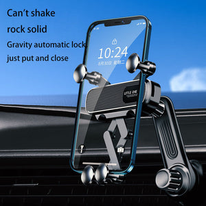 Vehicle-mounted Gravity Mobile Phone Navigation Bracket Long Arm 360-degree Rotating Fixed Base