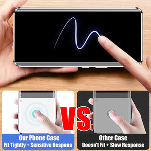 Magnetic Double Sided Tempered Glass Phone Case for Samsung S24/25 Ultra