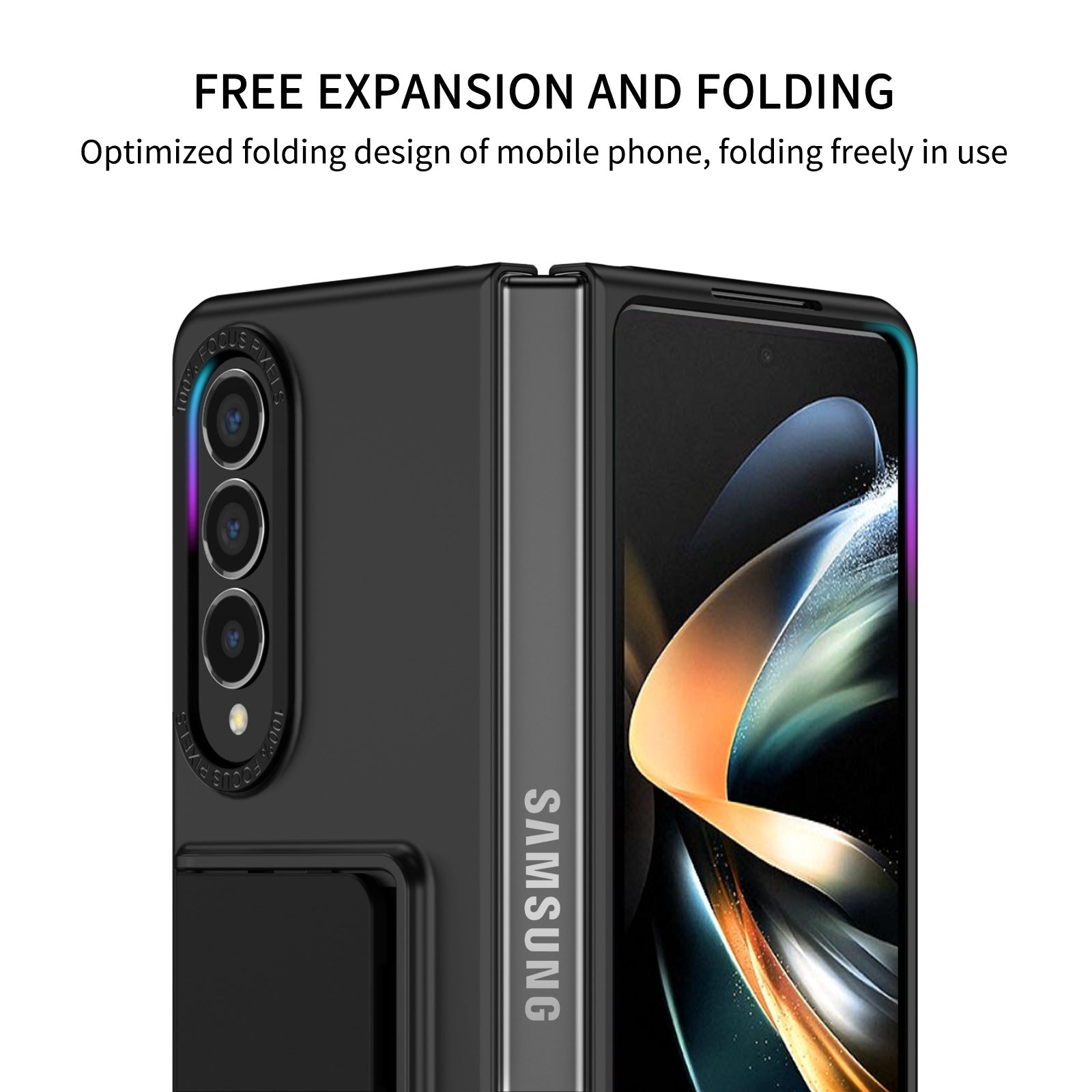 Suitable For Samsung Z Fold3/ZFold4 Bracket Drop Proof Phone Case