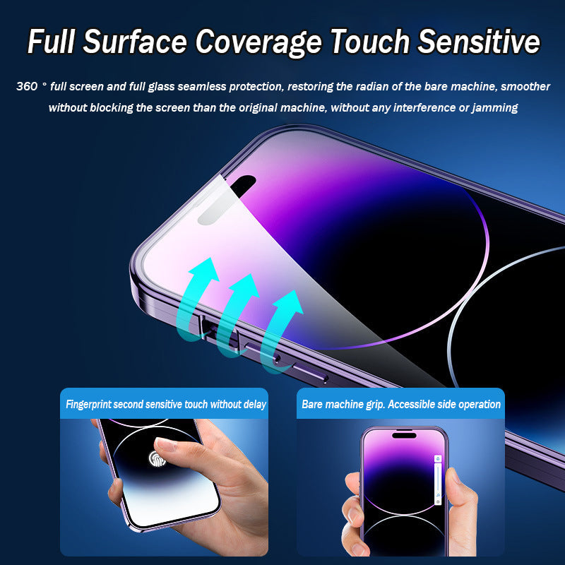 For iPhone 15 Series Double-sided Electroplated Glass Magnetic Phone Case