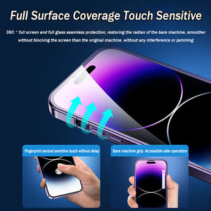 For iPhone 15 Series Double-sided Electroplated Glass Magnetic Phone Case