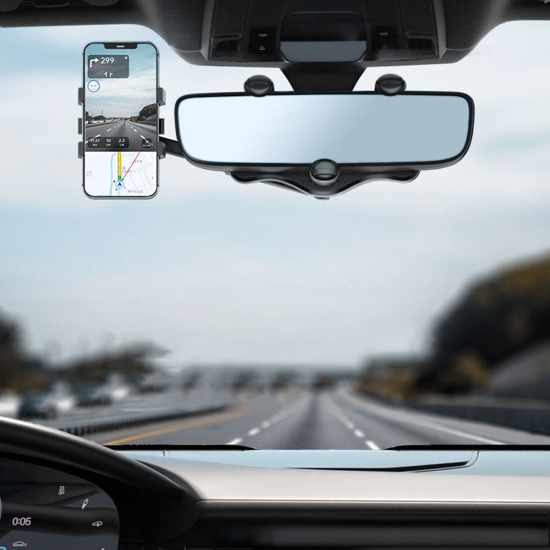 Car Rearview Mirror Car Phone Holder