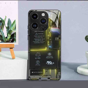 Creative Funny Circuit Board Mobile Phone Case Suitable For iPhone14/15 Glass Case