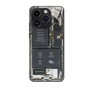 Creative Funny Circuit Board Mobile Phone Case Suitable For iPhone14/15 Glass Case