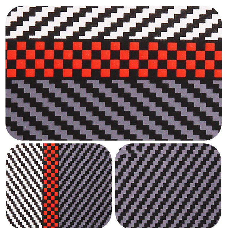 For iPhone 14 Series Carbon Fiber Large Window Phone Case