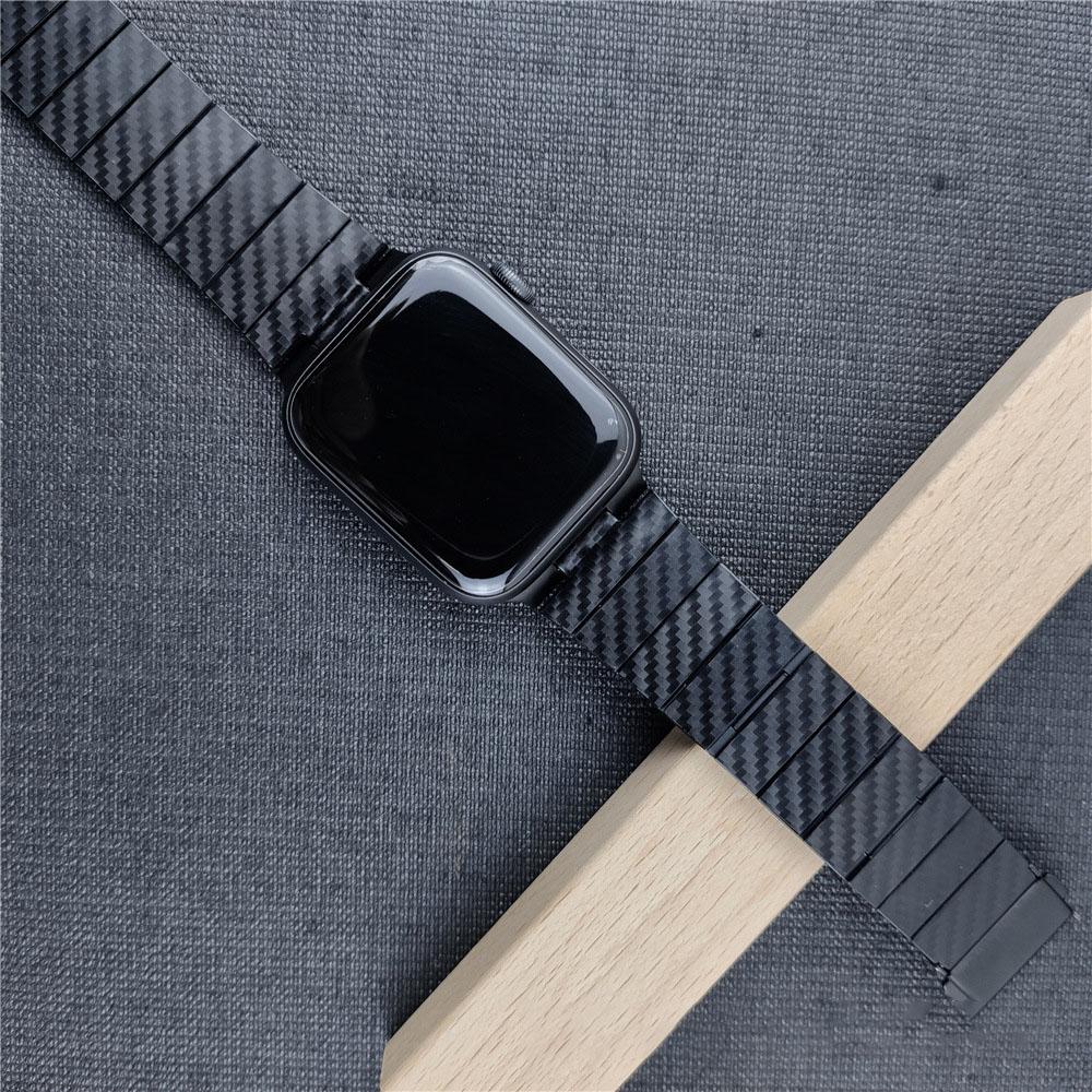 Apple Smart Watch Carbon Fiber Stereo Strap