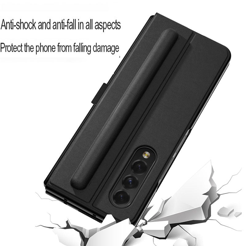 Suitable For Samsung Zfold3 With Pen Slot All-Inclusive Mobile Phone Case