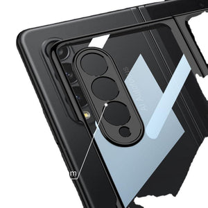 Double Sided Tempered Transparent Glass Phone Case for Samsung Z Fold 5/6