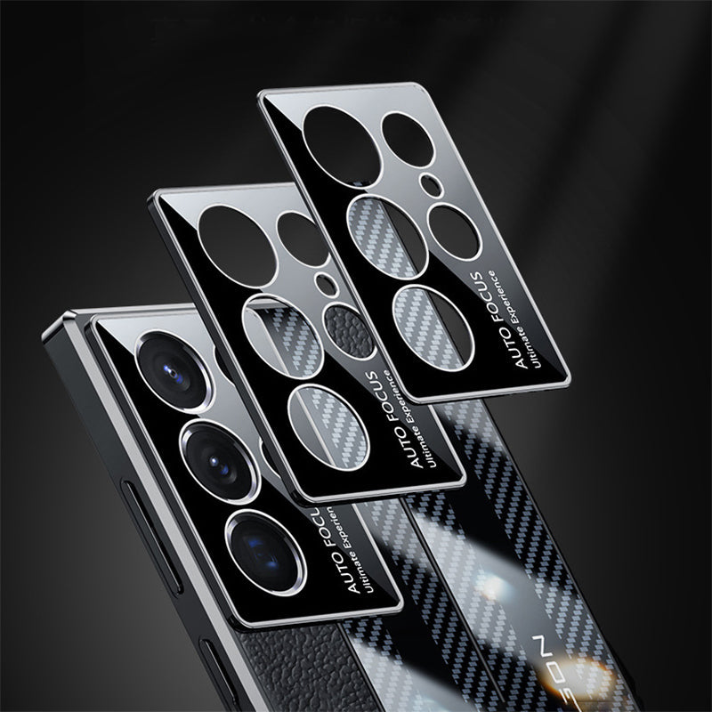 For Samsung S Series Supercar Leather Phone Case