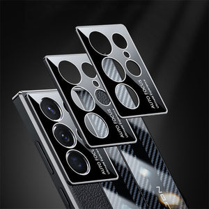For Samsung S Series Supercar Leather Phone Case