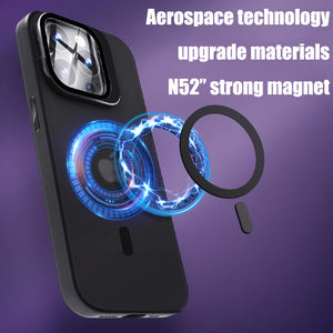 Suitable For iPhone 15 Series Anti-fall Protective Cover, Soft-touch Goggle Holder, Magnetic Phone Case
