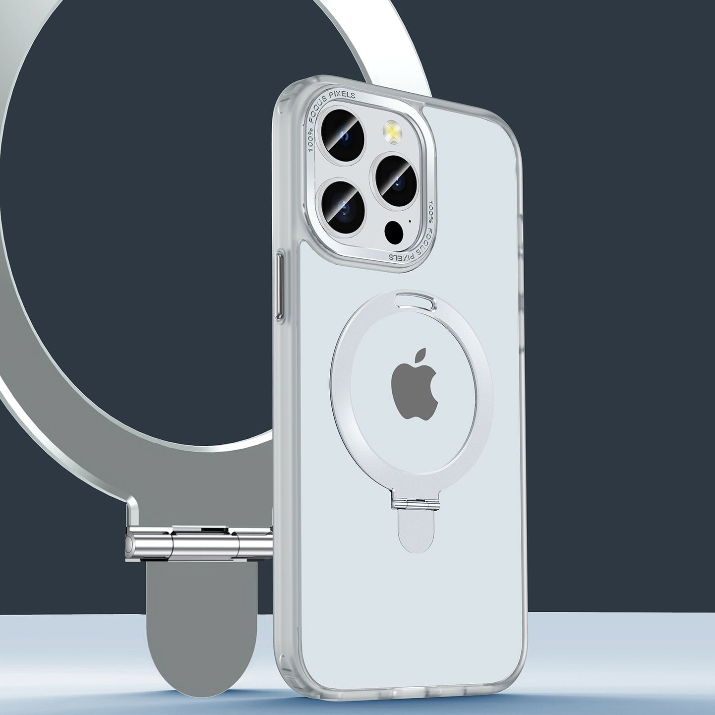 Suitable For iPhone 16 Series Invisible Bracket Skin Friendly Magnetic Phone Shell