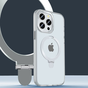 Suitable For iPhone 16 Series Invisible Bracket Skin Friendly Magnetic Phone Shell