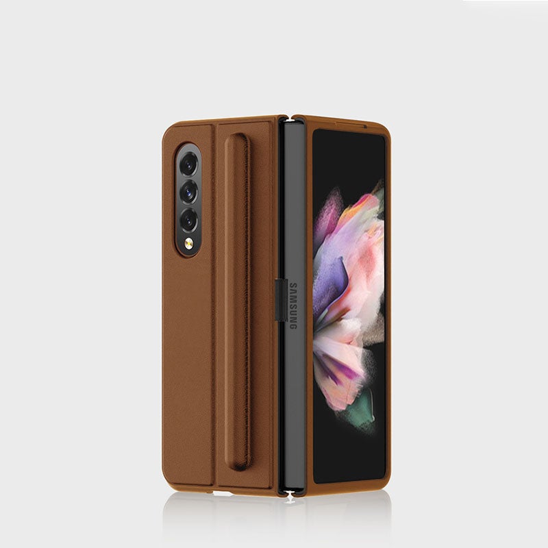 Suitable For Samsung Zfold3 With Pen Slot All-Inclusive Mobile Phone Case