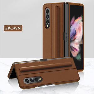 Suitable For Samsung Zfold3 With Pen Slot All-Inclusive Mobile Phone Case