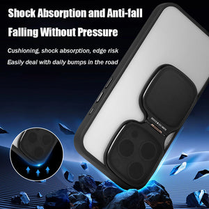 For iPhone15 Series High Transparent Acrylic Bracket Phone Case