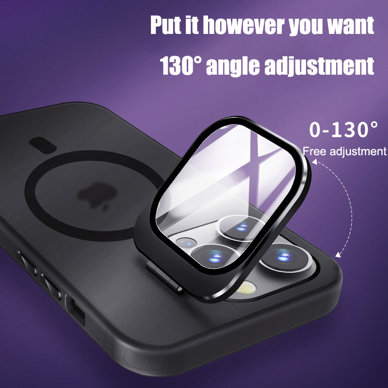 Suitable For iPhone 15 Series Anti-fall Protective Cover, Soft-touch Goggle Holder, Magnetic Phone Case