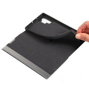 For Samsung Galaxy S25 Series Smart View Flip Leather Case