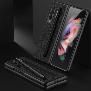 Suitable For Samsung Zfold3 With Pen Slot All-Inclusive Mobile Phone Case