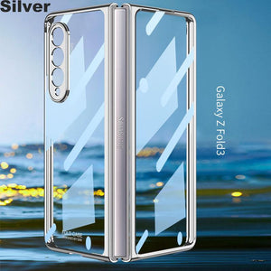 Double Sided Tempered Transparent Glass Phone Case for Samsung Z Fold 5/6
