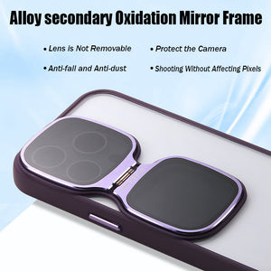 For iPhone15 Series High Transparent Acrylic Bracket Phone Case