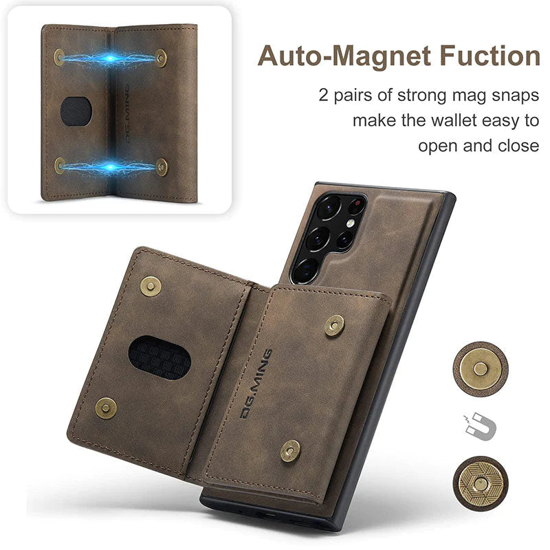Magnetic Card Case For Samsung S23 Ultra Phone Case