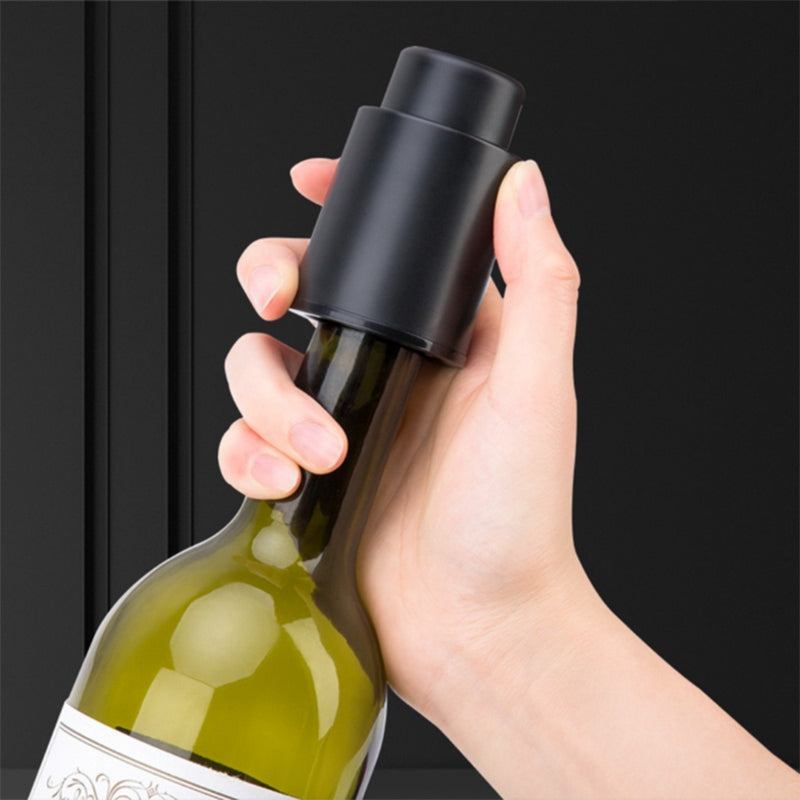 Press Type Fresh-Keeping Vacuum Red Wine Plastic Wine Stopper