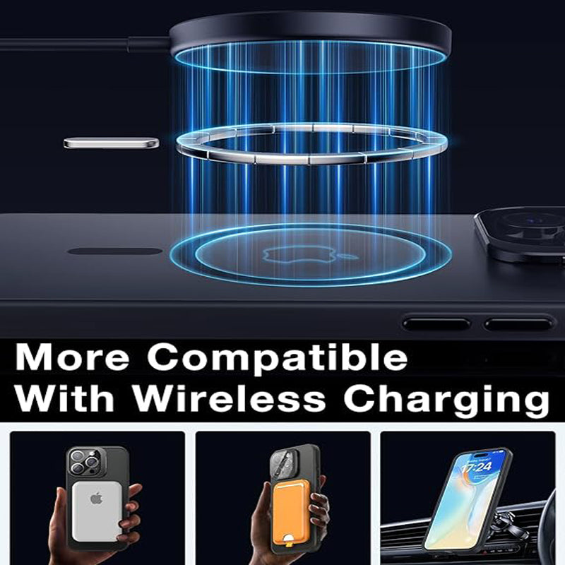 Suitable For iPhone 15 Series Anti-fall Protective Cover, Soft-touch Goggle Holder, Magnetic Phone Case