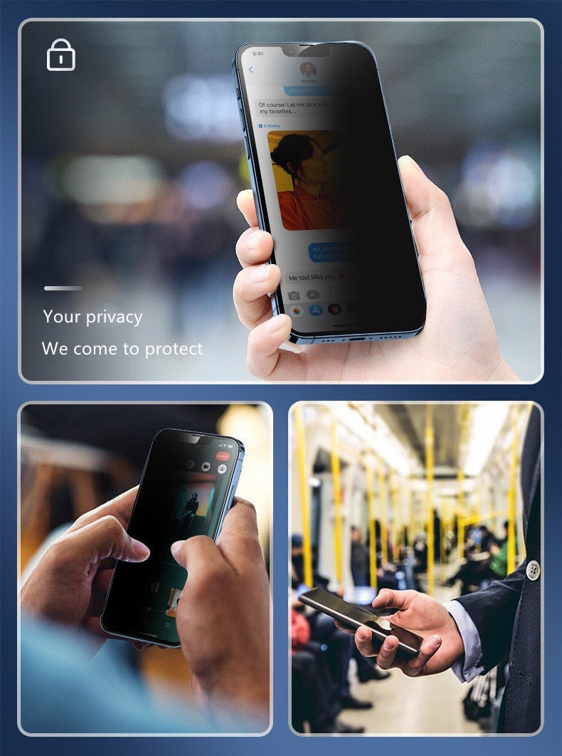 Anti-Peeping and HD Magnetic Double Sided Tempered Glass Case for iPhone 15 Series