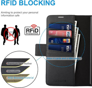 Suitable For Z Fold3 Folding Screen Pen Slot Pen Holder Business Leather Mobile Phone Holster