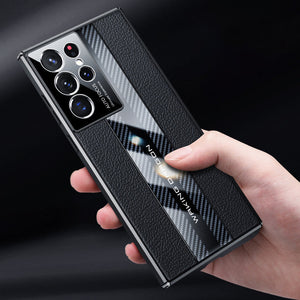 For Samsung S Series Supercar Leather Phone Case