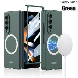 Applicable To Samsung Z Fold3/ZFold4 Ultra-Thin Shell Film Wireless Charger Phone Case